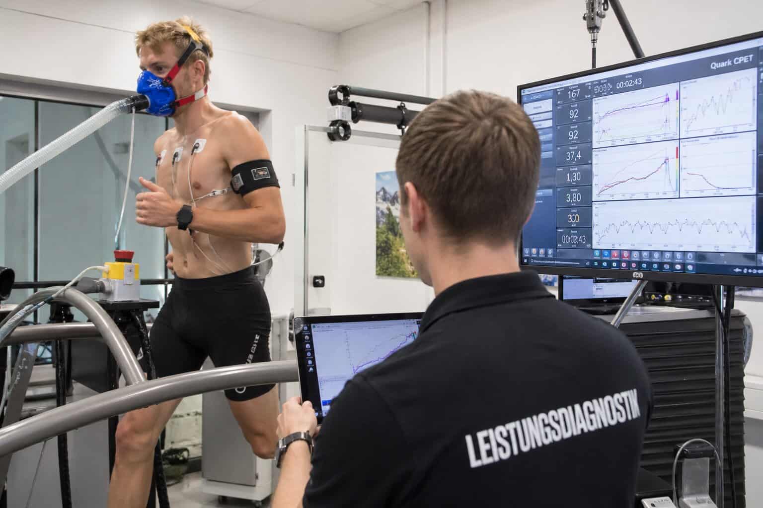 Leistungsdiagnostik bei F7 zur Bestimmung der Trainingsbereiche